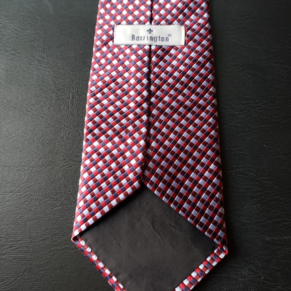 Barrington Men's Tie, 100% Silk - Picture 2 of 2